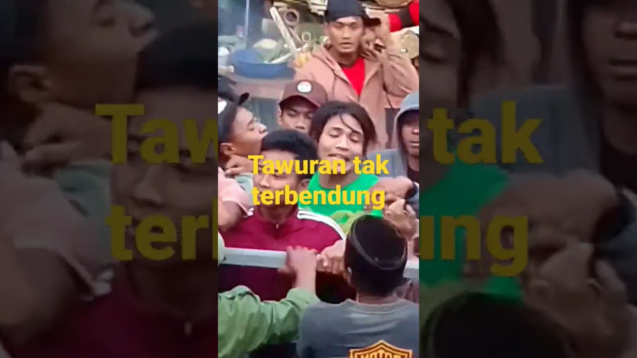 tawuran tak terbendung