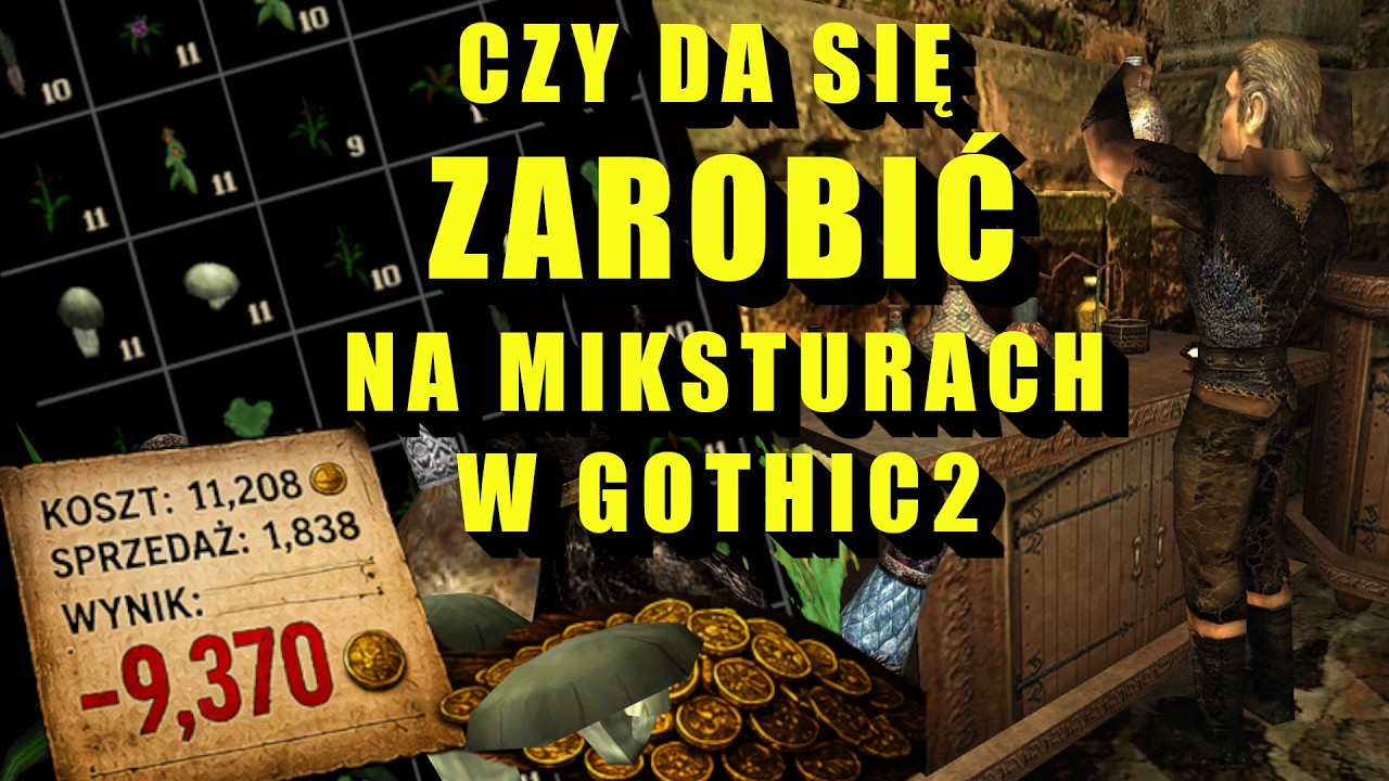 Alchemia w Gothic 2 to Oszustwo? Sprawdzamy Opłacalność Produkcji!