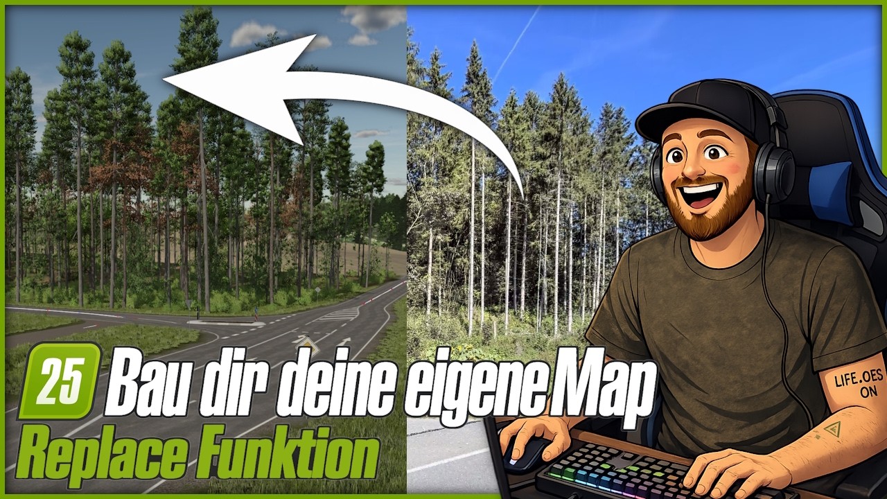 LS25 Folge 20 - Bau dir DEINE EIGENE Map: REPLACE Funktion, Objekte einfach ersetzen