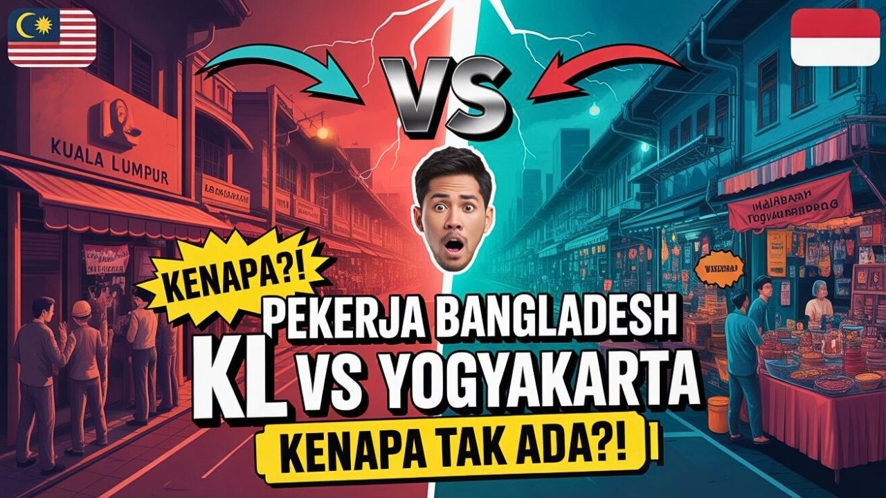 Warga Malaysia terkejut! Tidak ada pekerja Bangladesh di Yogyakarta seperti di Kuala Lumpur—Mengapa?