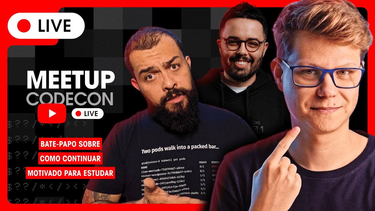 Como continuar motivado para estudar - Meetup Codecon Live #4