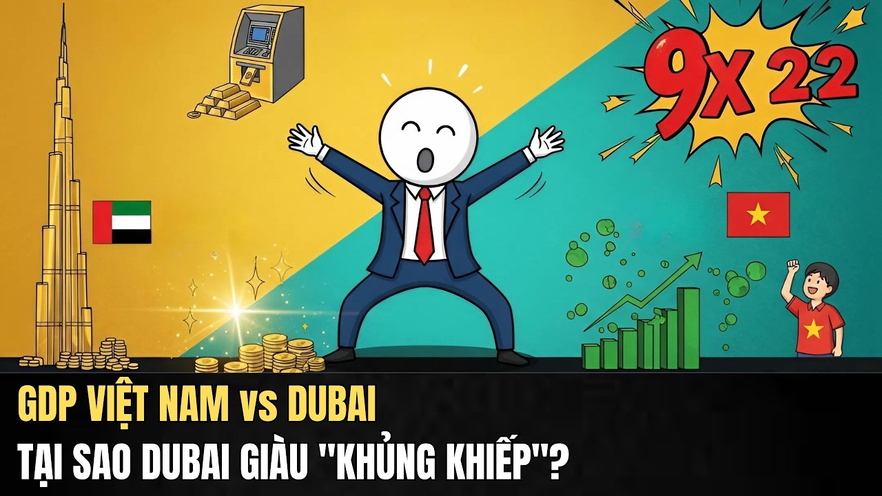 GDP Việt Nam vs UAE: Vì Sao Dubai Giàu Khủng Khiếp?