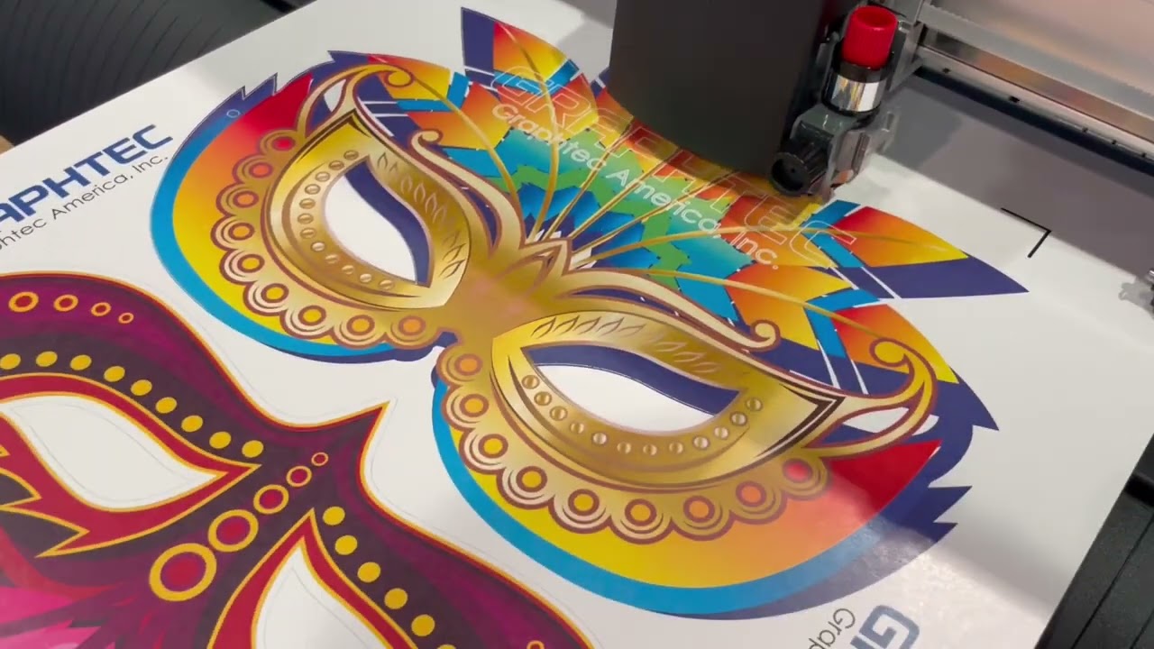 Corte de Cartulina con el Plotter de Corte Graphtec CE7000