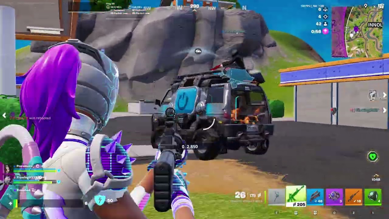 Fortnite Bonabok C7S1, Trio with Tim and Bro2x, 1st TRIO for this chapter for the WIN! Orange CROWNS