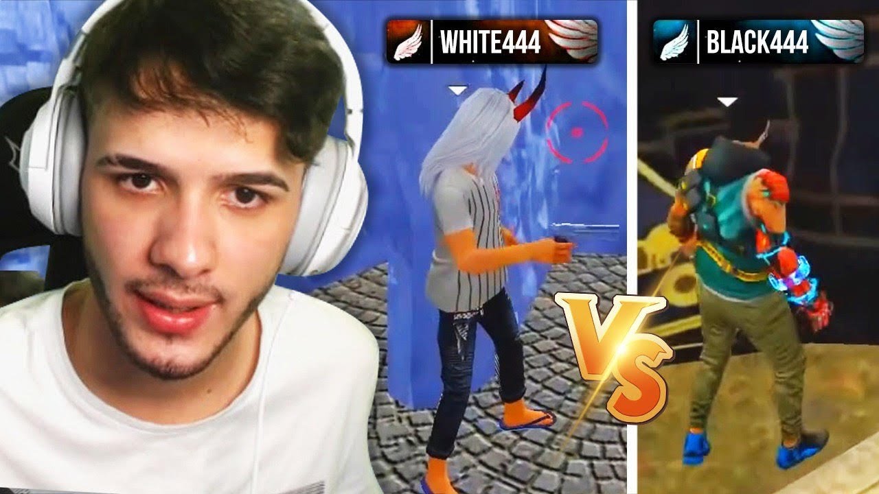 REAGINDO A BLACKN444 vs WHITE444 O MELHOR GRINGO DO FREE FIRE!? 😱🔥