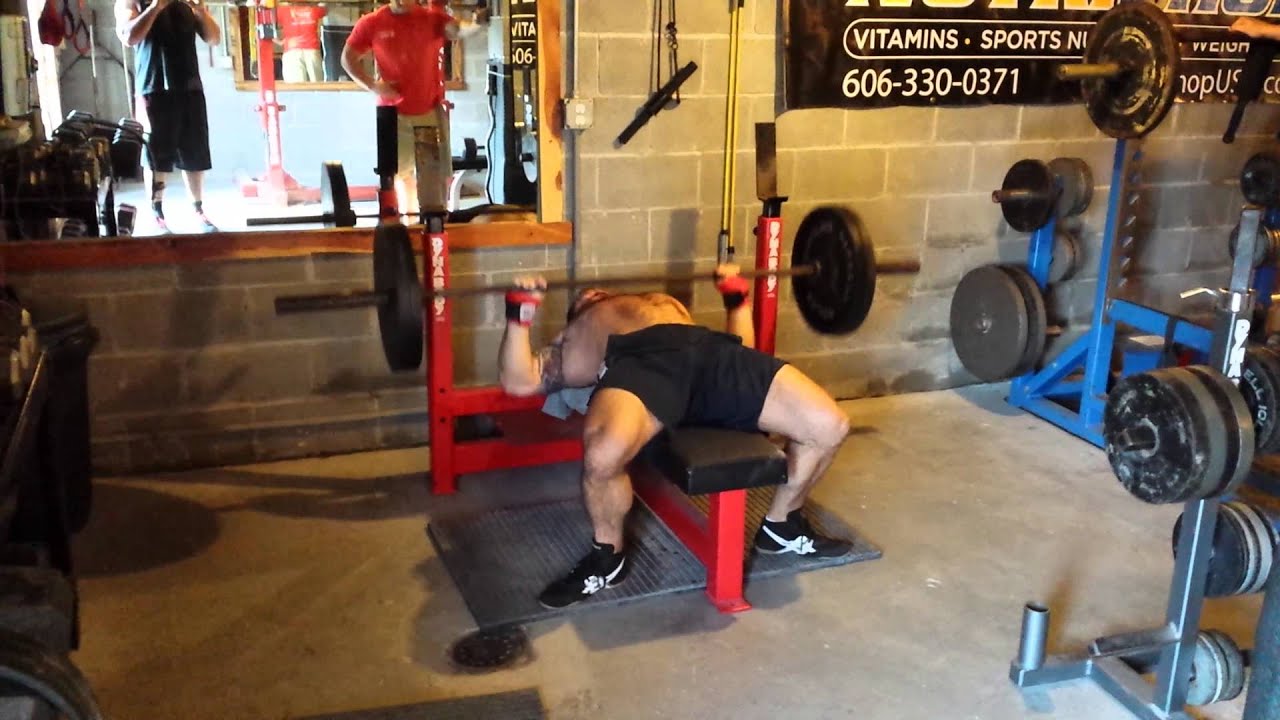 225 rep out set after doing all my working sets!