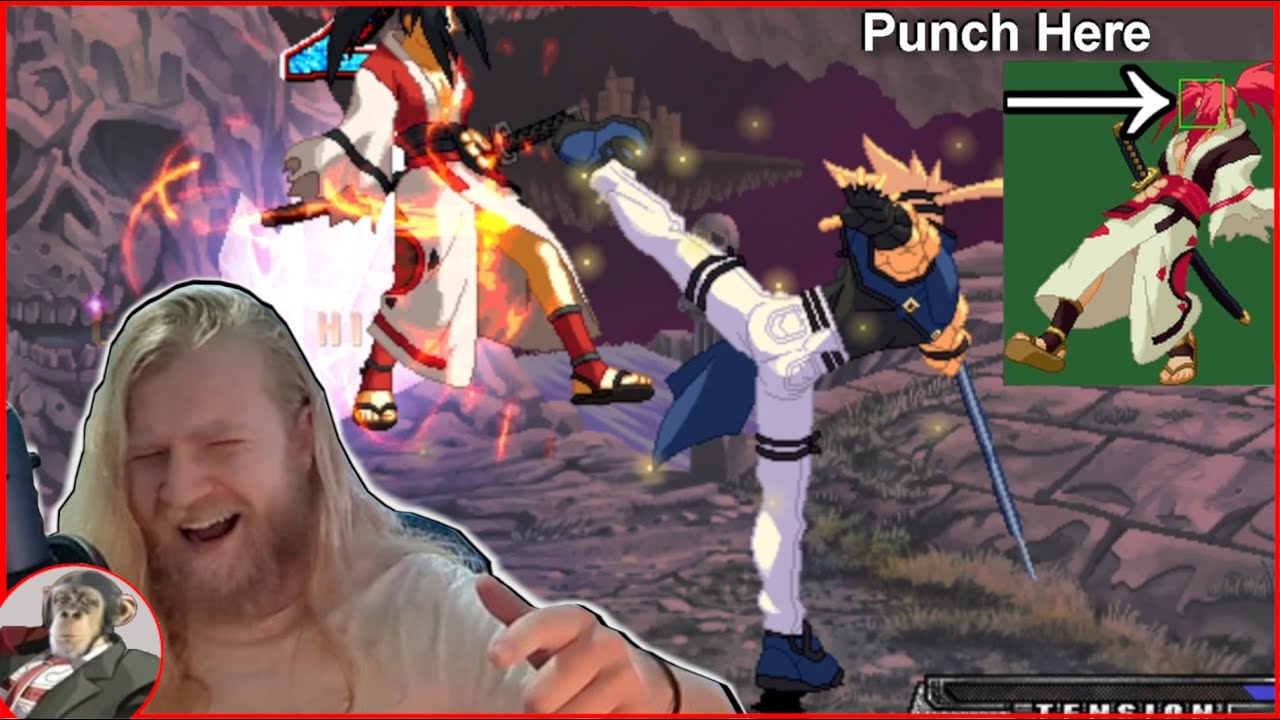 sol badguy how to combo baiken with 5k anti air super jump with no bar to do force break sidewinder