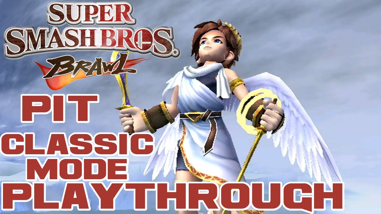 Super Smash Bros. Brawl - Pit Classic Mode Playthrough - Nintendo Wii 😎RєαlƁєηנαмιllιση