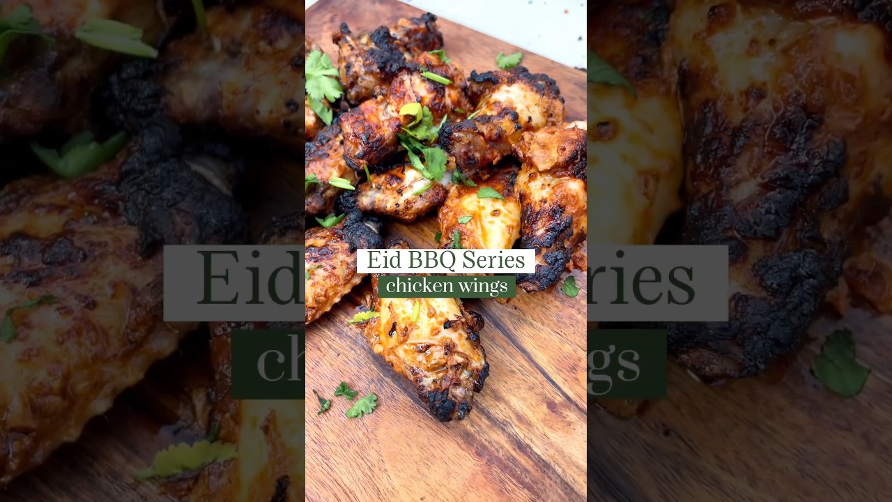 Eid BBQ Series Chicken Wings #food #cooking #chicken #recipe #Eid #series
