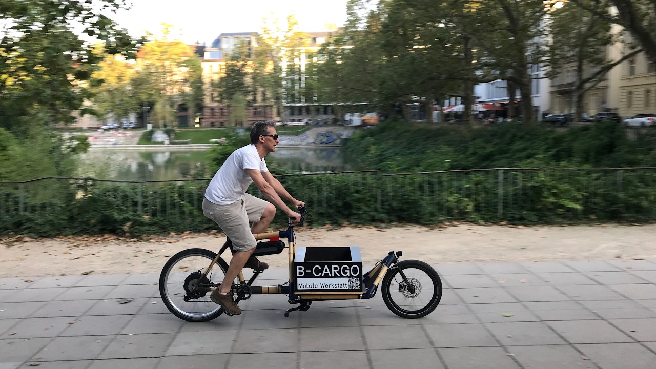 B-Cargo – Ein Bambus-Lastenrad für das Werkstatthaus Stuttgart.