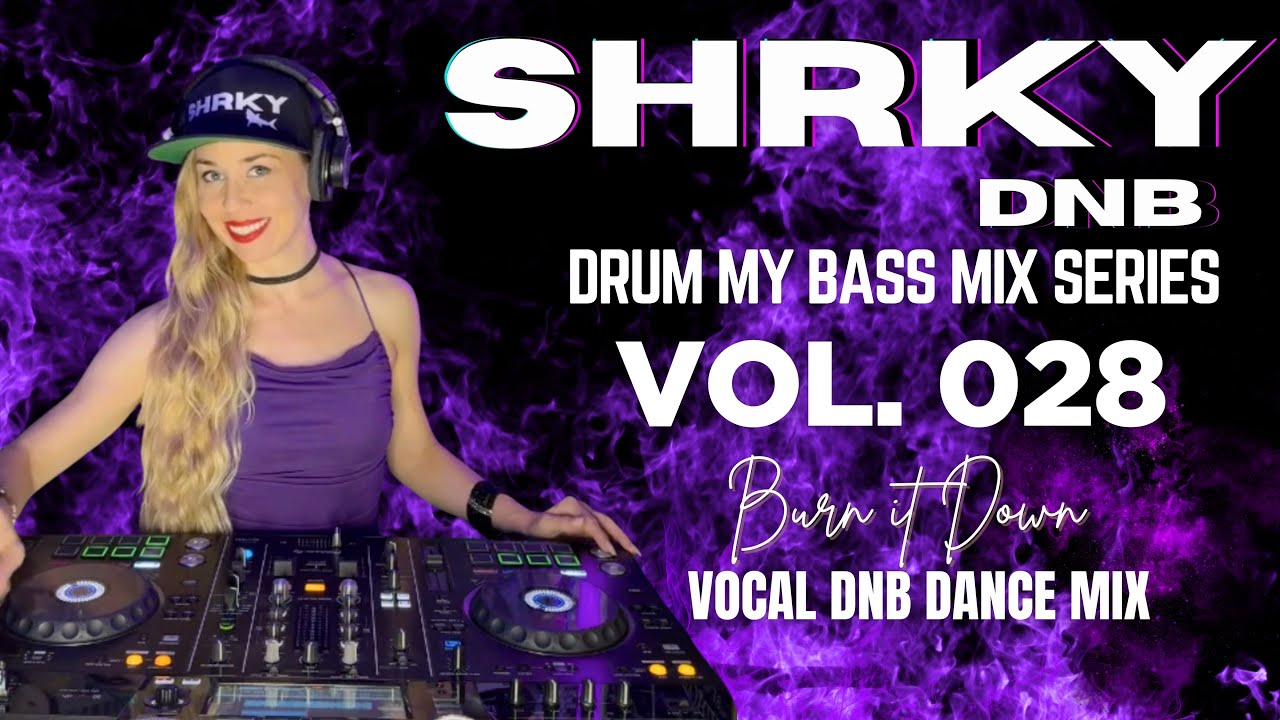 SHRKY's Drum My Bass Mix Series Vol 028 - Burn it Down Vocal DnB Dance Mix