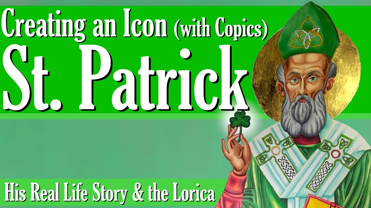 Drawing an Icon: St. Patrick (& Why He's Important)