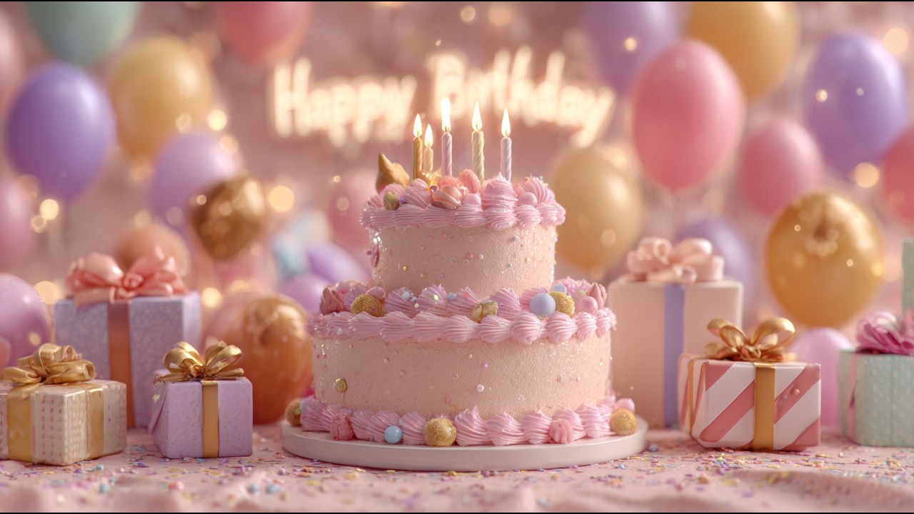 Happy Birthday To You 🥳🎈 Best Birthday Song 2026 (Beautiful Animation)