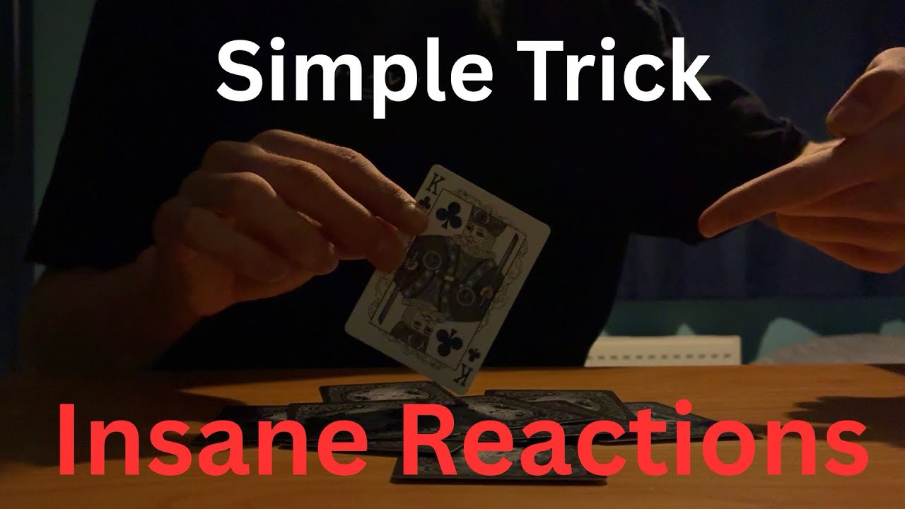Simple Impromptu Card Trick Insane Reactions !!!