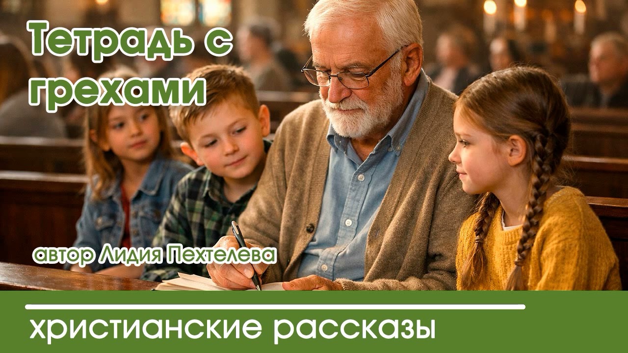 💫Тетрадь с грехами - ТРОГАТЕЛЬНЫЙ ХРИСТИАНСКИЙ РАССКАЗ | Христианские рассказы | Наталья Исмаилова