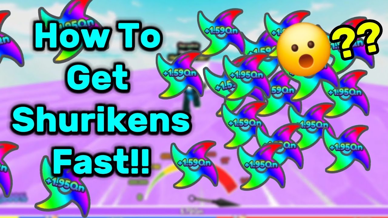 How to get shurikens fast | Anime Race Clicker | Nexplay