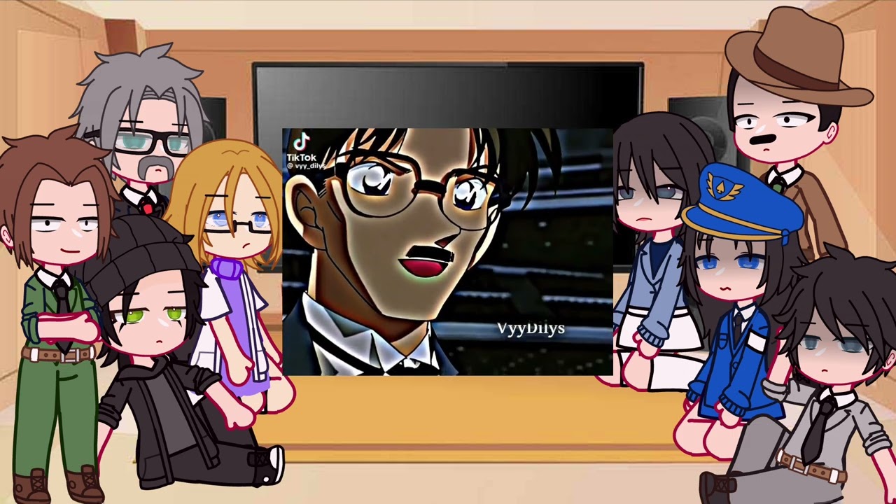 FBI + Tokyo Police react to ??? [ AllConan/ AllShinichi ] by: [ QIANA💦 ]