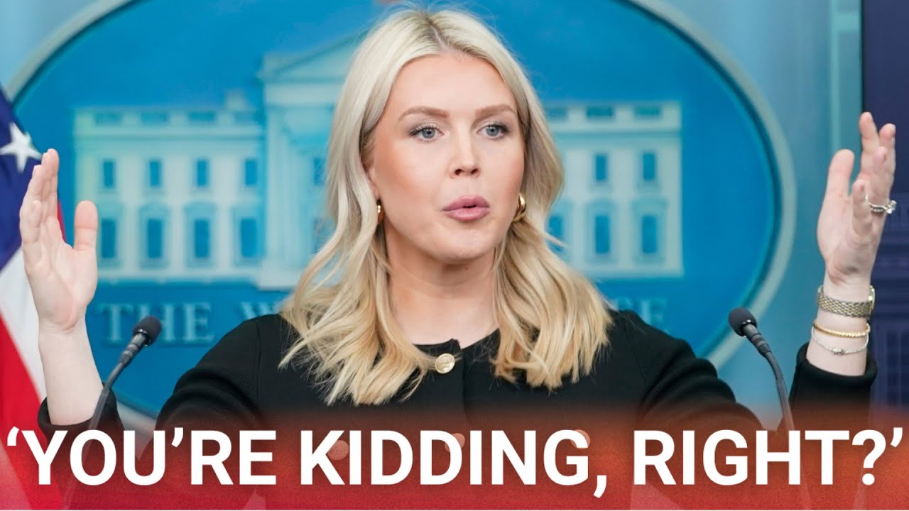 Karoline Leavitt bluntly shuts down reporter for dumb question