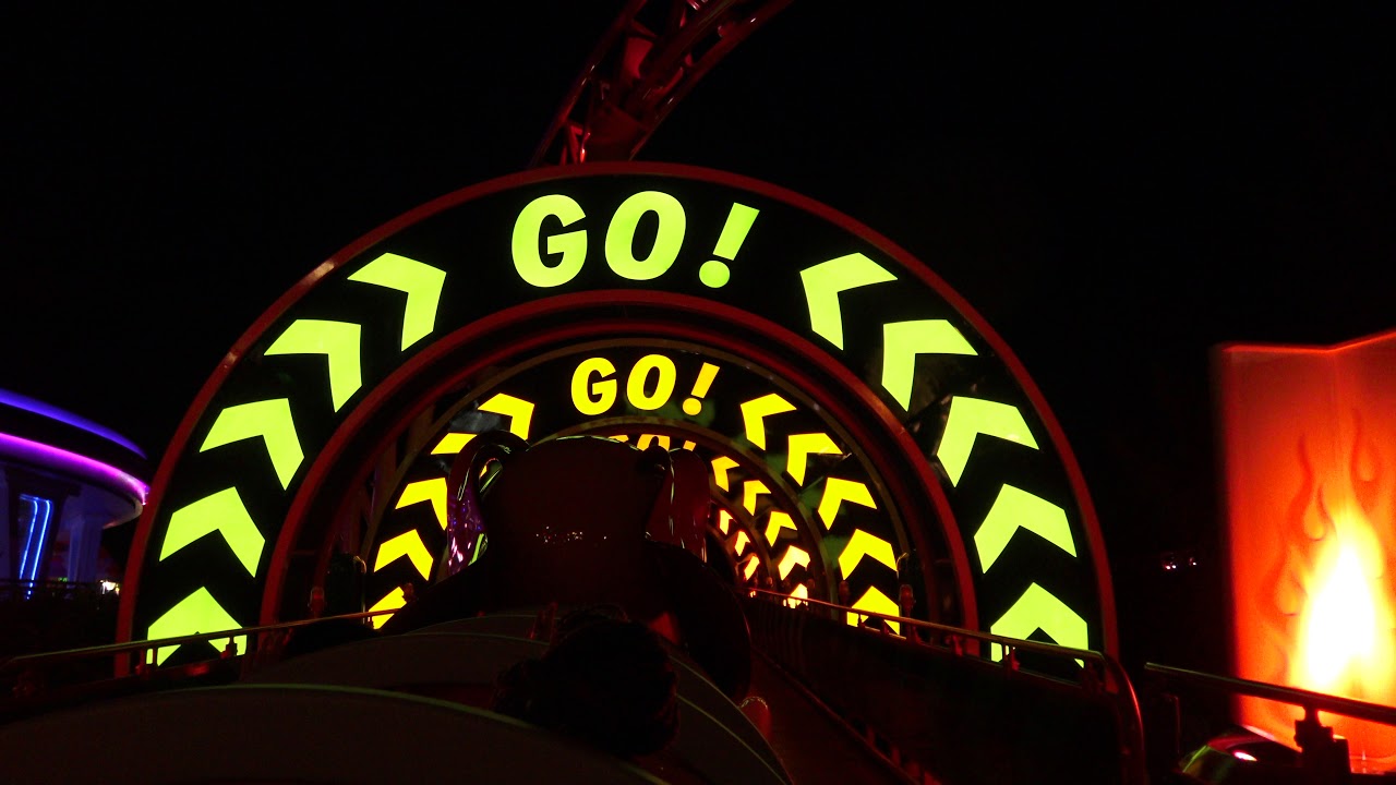 Slinky Dog Dash POV On-Ride NIGHTTIME 4K at Toy Story Land, Disney Hollywood Studios