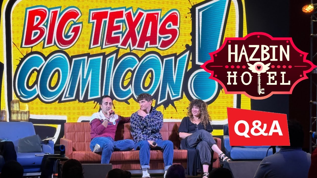 Hazbin Hotel Panel: Alastor, Angel Dust, Mimzy Voice Actors Talk at Big Texas Comic Con 2024