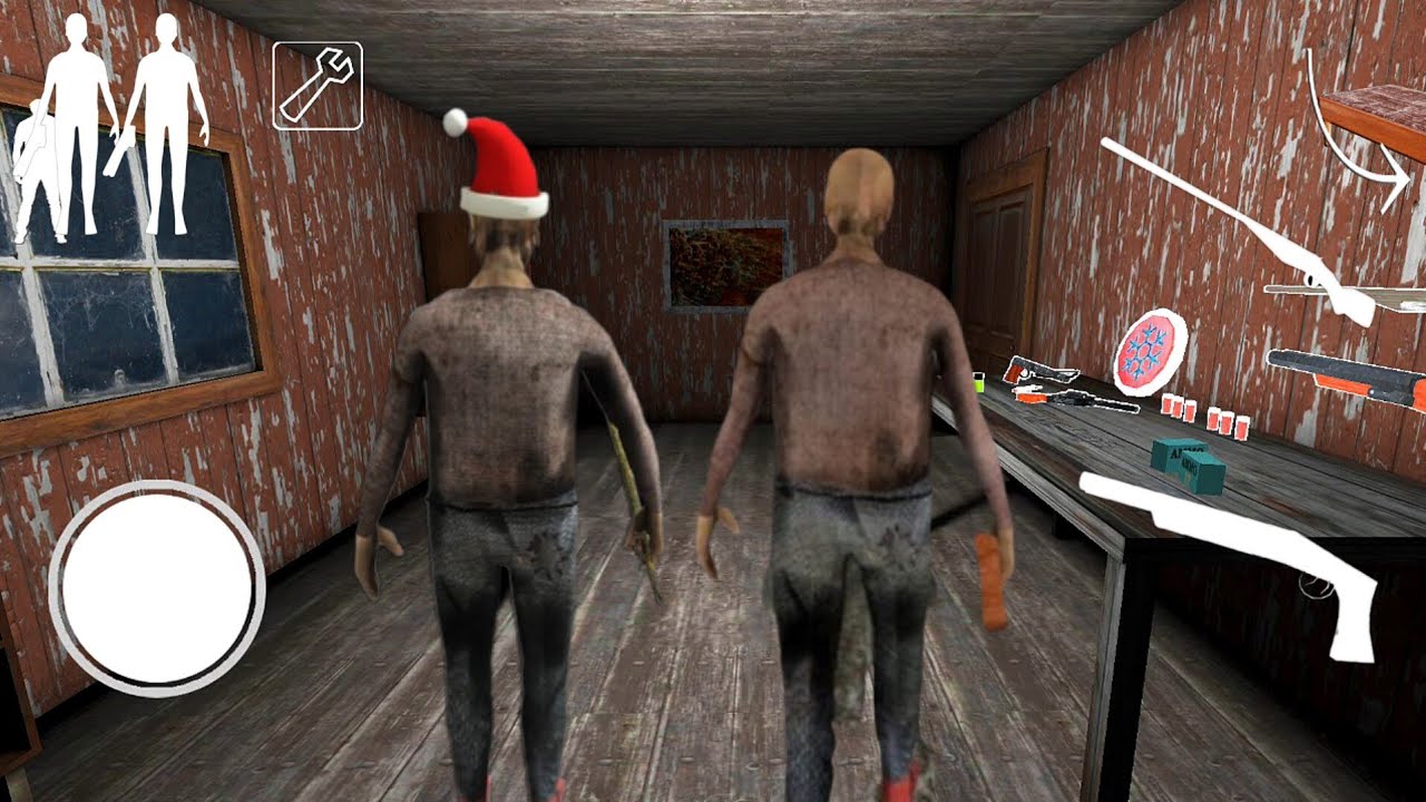 Playing As Have Two Grandpa In Granny Revamp V 1.9 | Granny Revamp Horror House Escape |