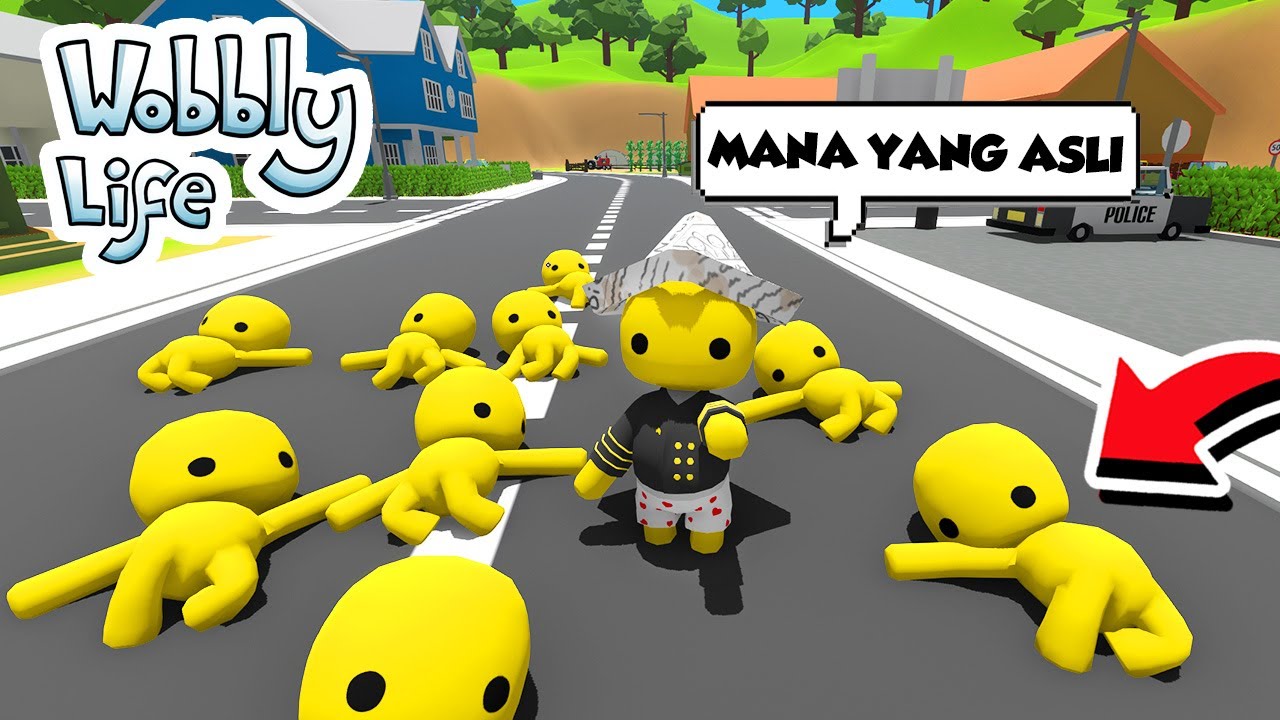 AKU CURANGIN SIKOCAK SAMPE EMOSI DI PETAK UMPET WOBBLY LIFE!!!