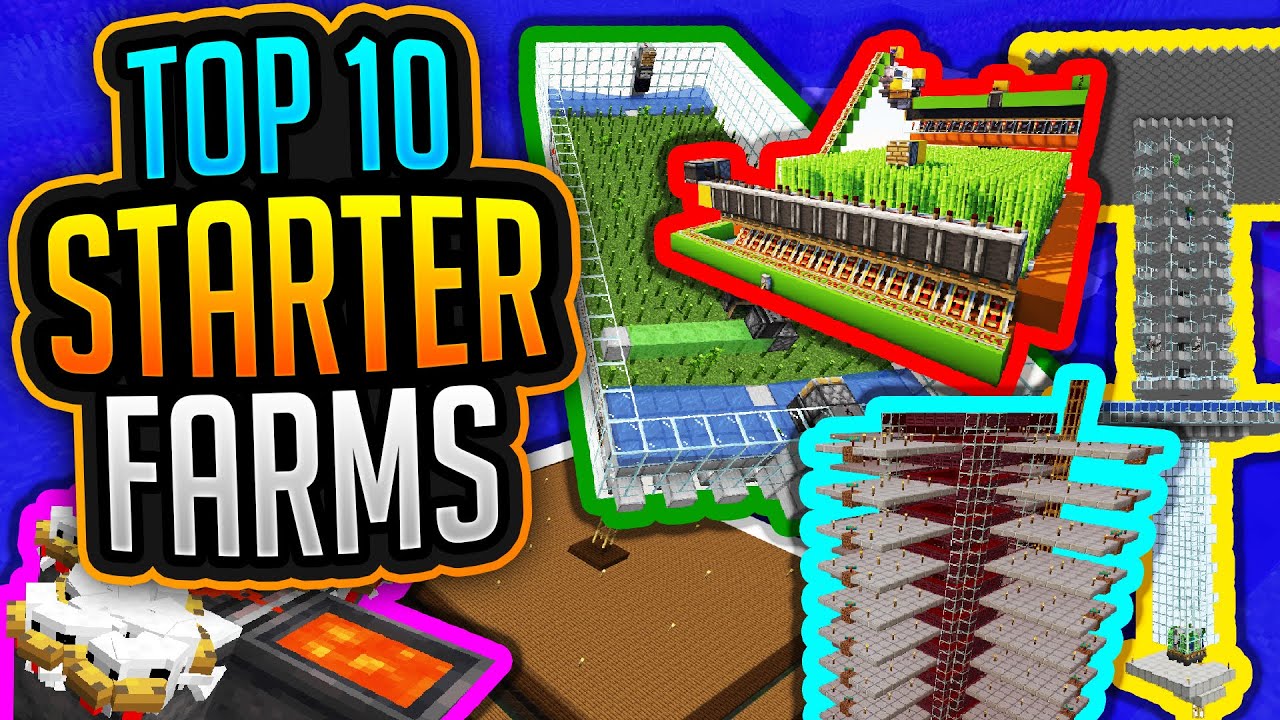 🏠 TOP 10 STARTER FARMS✨ Minecraft 1.21 ✨ ErikOnHisPeriod