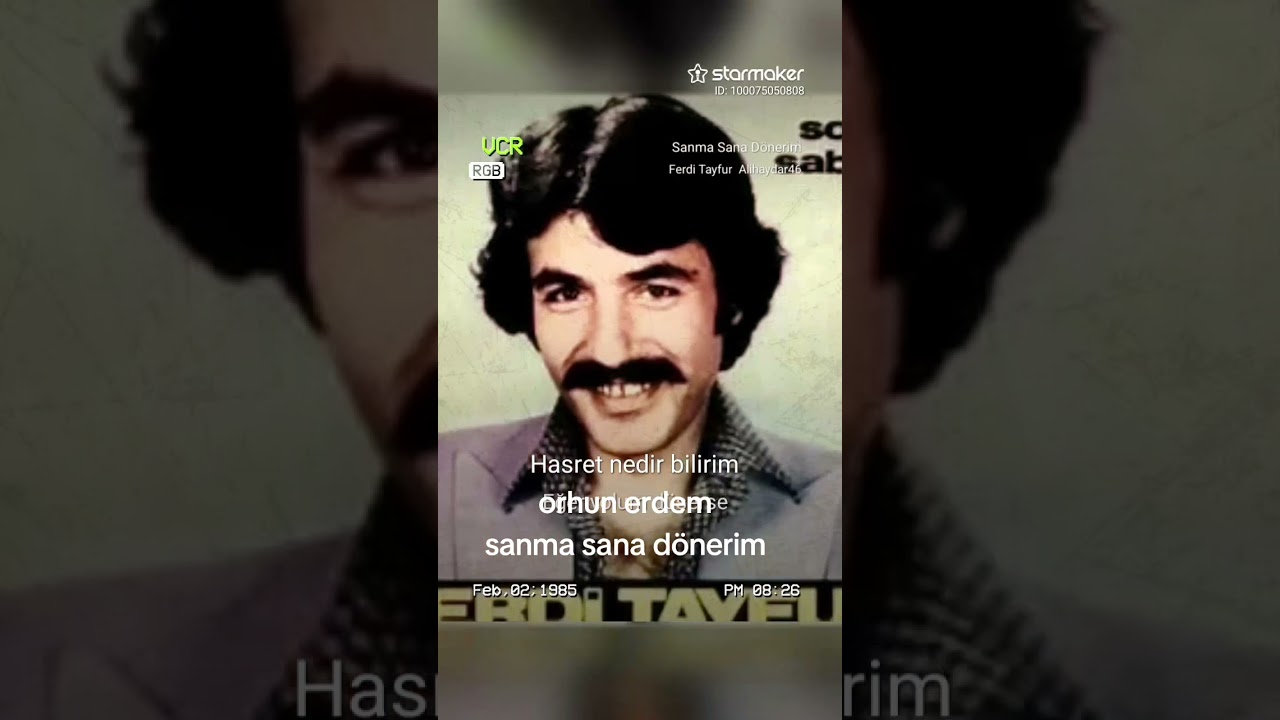 Orhun erdem...sanma Sana Dönerim...ferdi tayfur