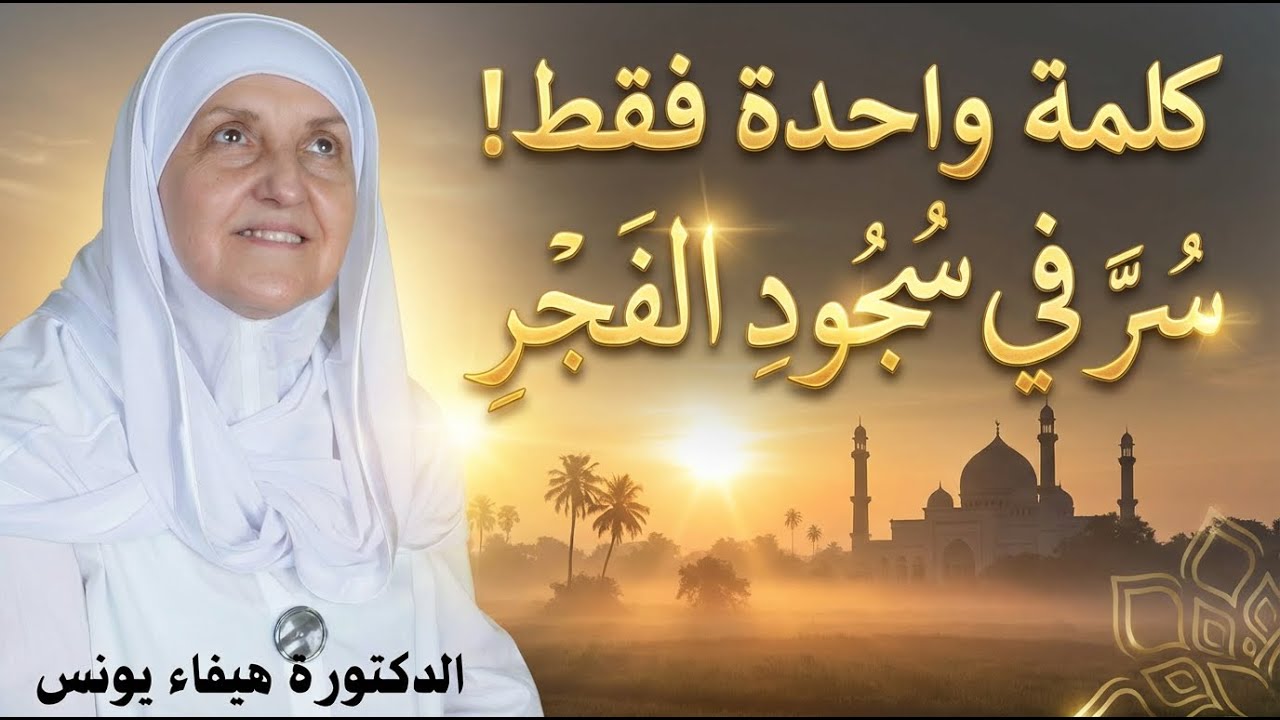 كلمة واحدة فقط في سجود الفجر… لو عرفتها لما تركتها أبداً | ترفع عنك 3 مصائب بإذن الله _ د هيفاء يونس