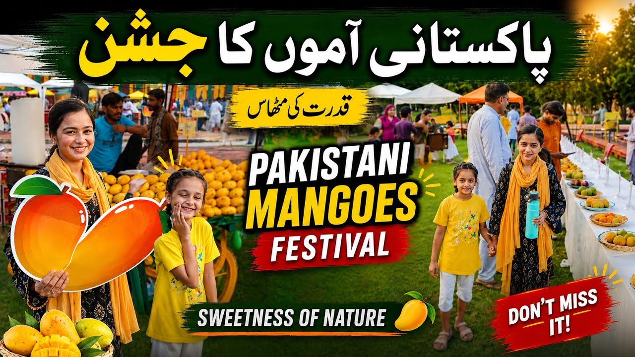 Pakistani Mangoes Festival || Shalimar Garden Lahore || Noor Nagri
