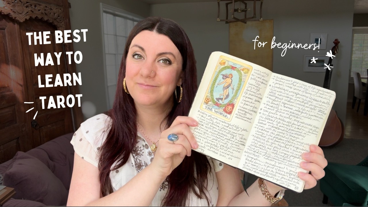 I Made My Own Tarot Grimoire! (The BEST Way to Learn Tarot for Beginners)
