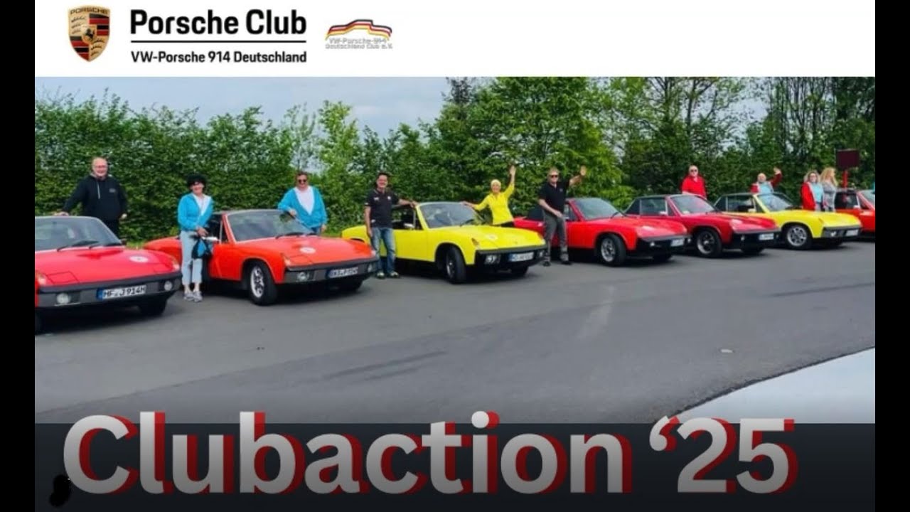 VW Porsche 914-Deutschland Club Aktivitäten 2025