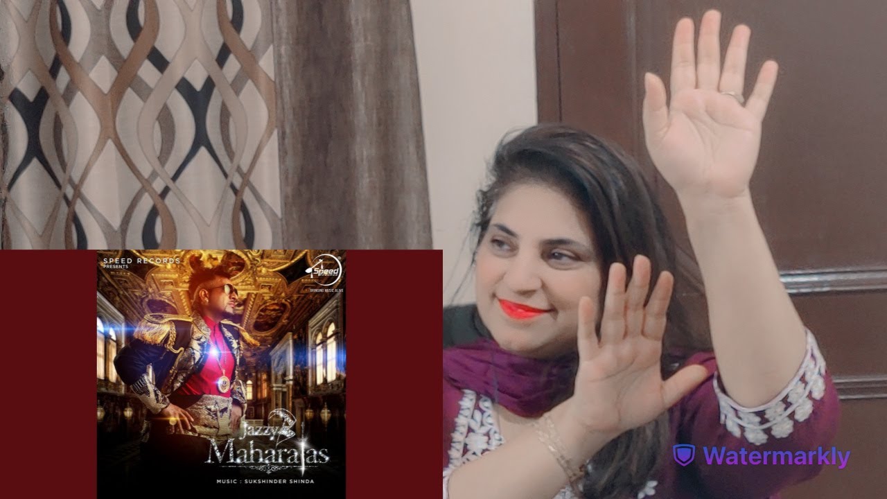 Reaction on Jazzy B - Saanu Rab Ne Banaye Maharaje | Maharaja's | Aao React Kare