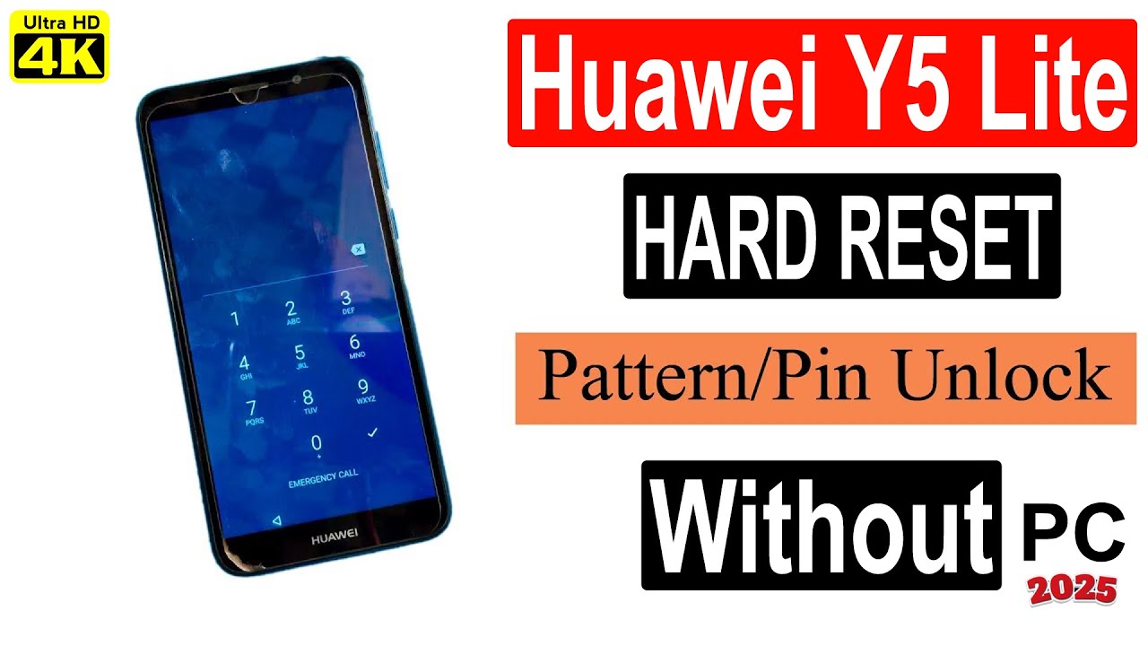 Huawei Y5 Lite Hard Reset✅ Huawei DRA-LX5 Hard Reset / Pattern Pin Password UnLock✅