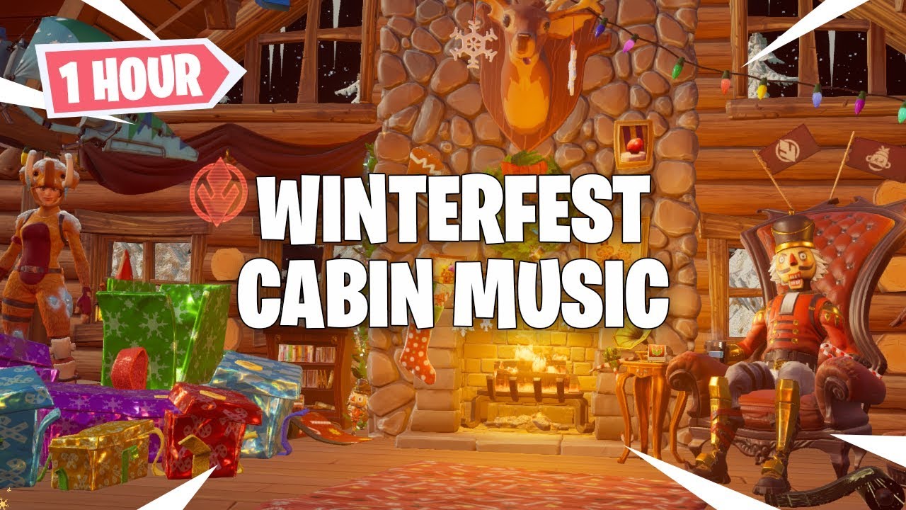 Fortnite - Winterfest Cabin Music (Crackshot's Cabin Soundtrack) | 1 HOUR