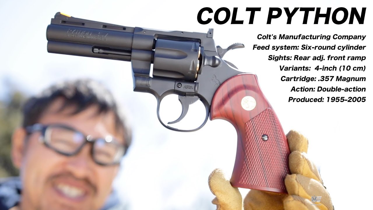 COLT PYTHON .357Magnum 4inch クラウン ガスリボルバー 【シティハンター 冴羽獠の銃】 マック堺 レビュー