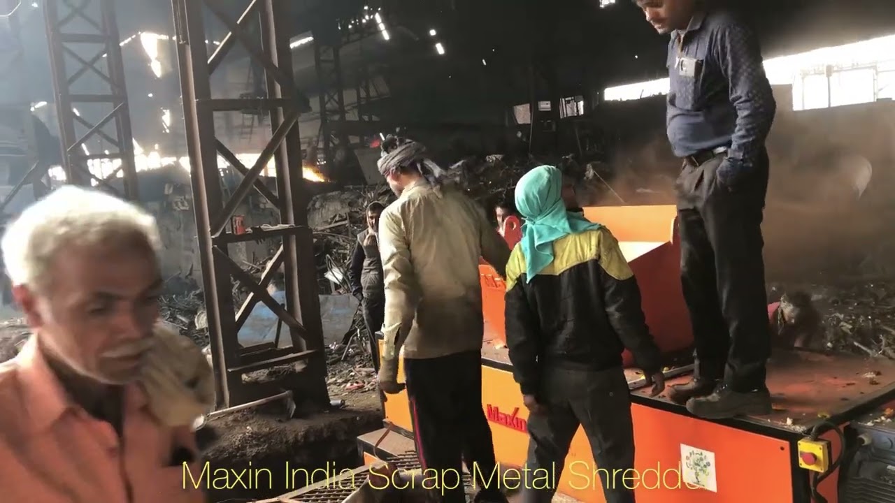 Scrap Metal Crushing Machine, Scrap Metal Crusher, #ScrapMetalShreddingMachine, #ScrapMetalShredder