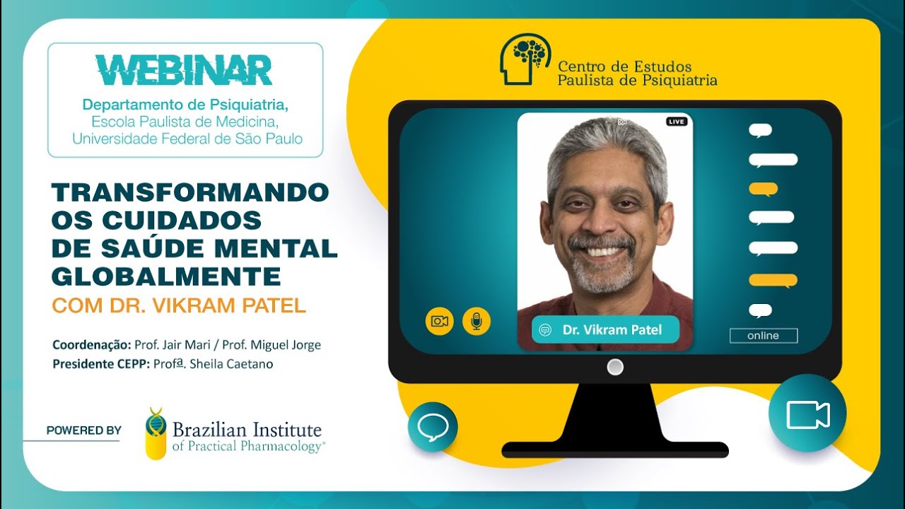 Vikram Patel (Harvard) Dublado - Transformando os cuidados de saúde mental em todo o mundo - EPM