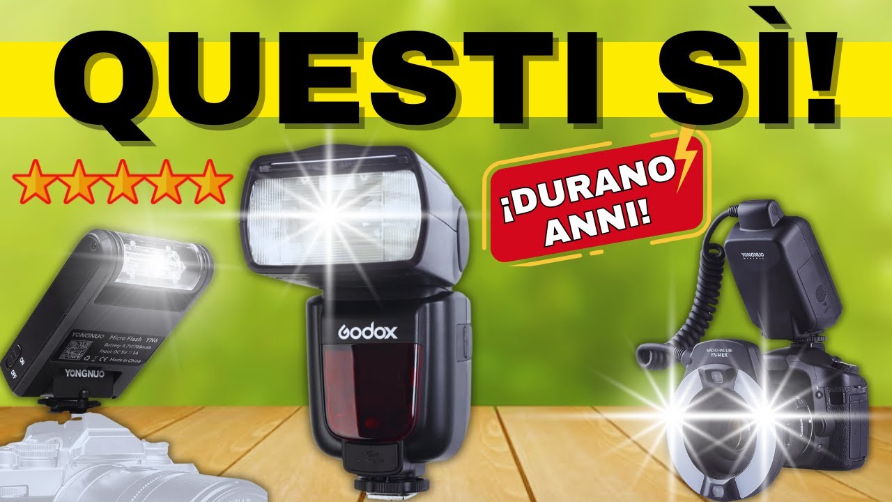 Top 3 Migliori Flash per Fotocamere Canon, Nikon, Sony e UNIVERSALI Flash Godox Qualità-Prezzo 2025