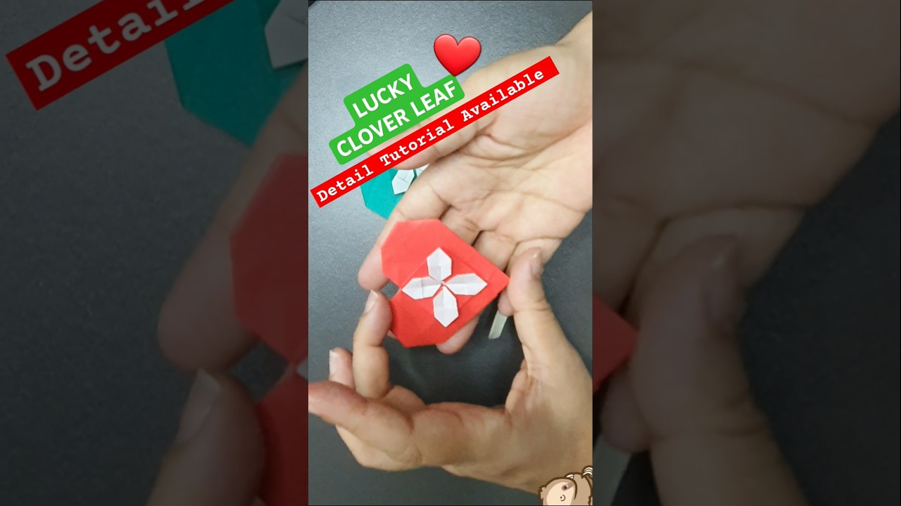 Easy Origami Turorial & fun craft #diy #papercrafts #摺紙 #shorts