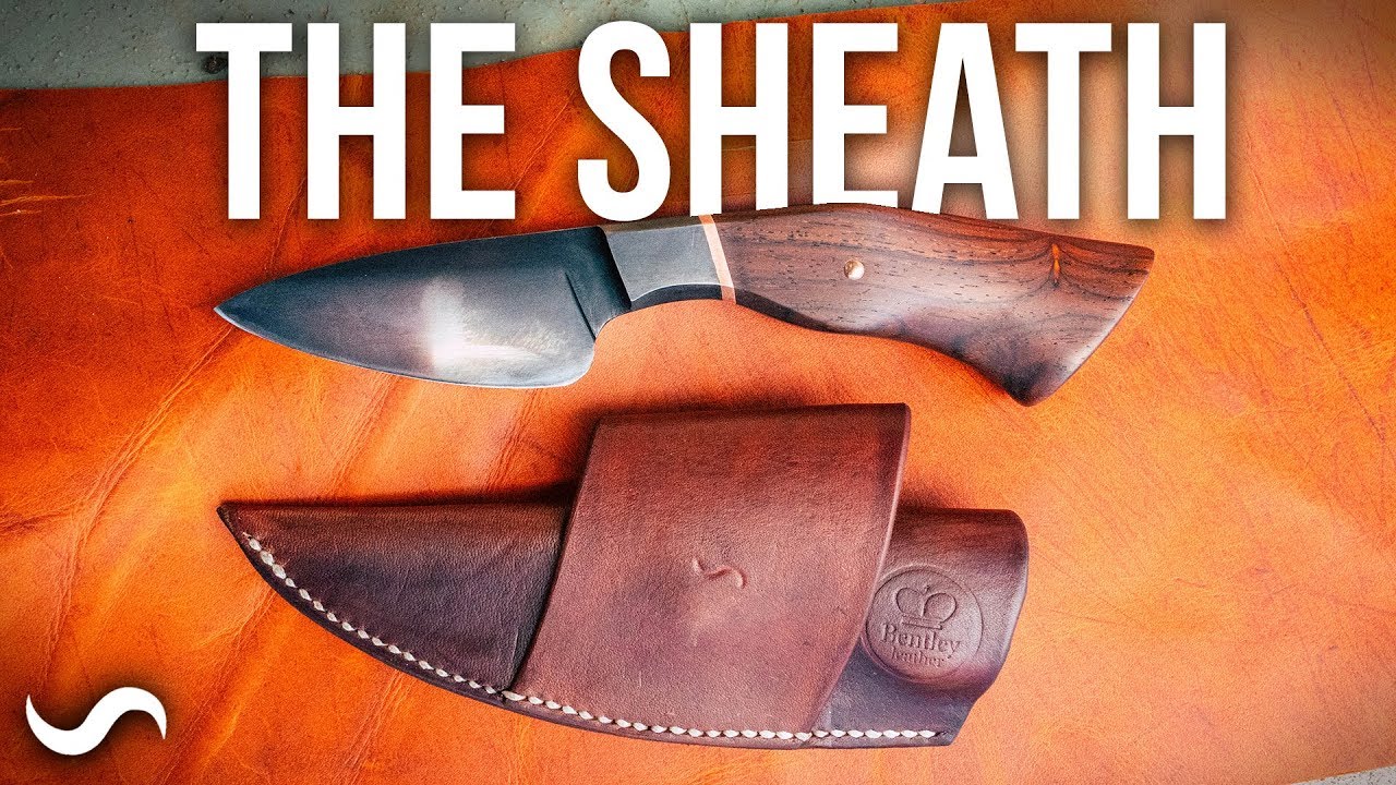 MAKING A LEATHER KNIFE SHEATH!!!