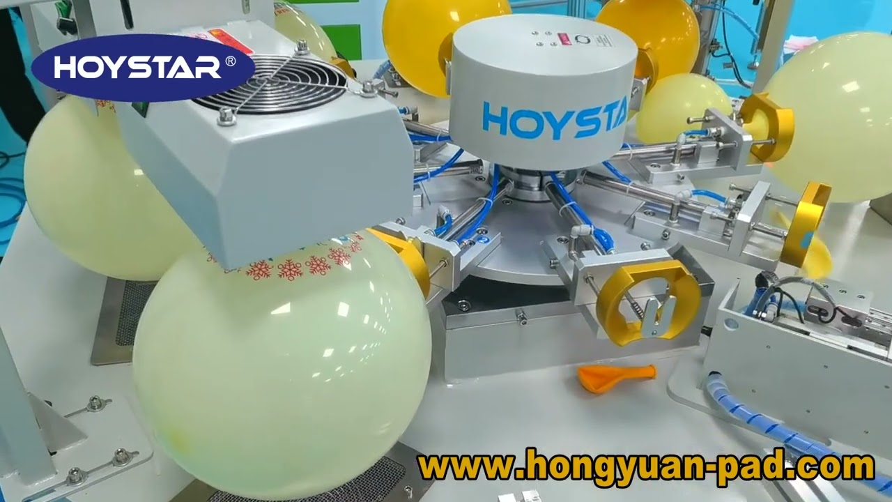 Full Automatic 2 Colors Balloon Screen Printing Machine from China