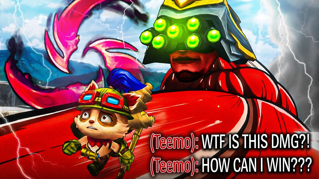 HE THOUGHT TEEMO COUNTERS MASTER YI TOP...