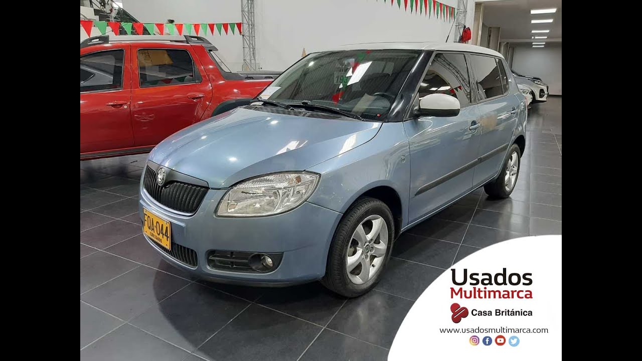 SKODA FABIA MANUAL 4X2 GASOLINA 1600 2010 GRIS ACERO SATINADO FQA044