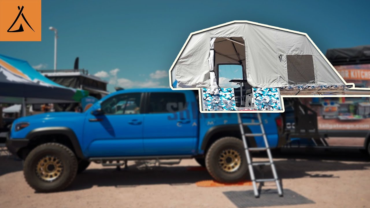 Innovative Streamlined Truck Bed Camper by Skinny Guy Campers