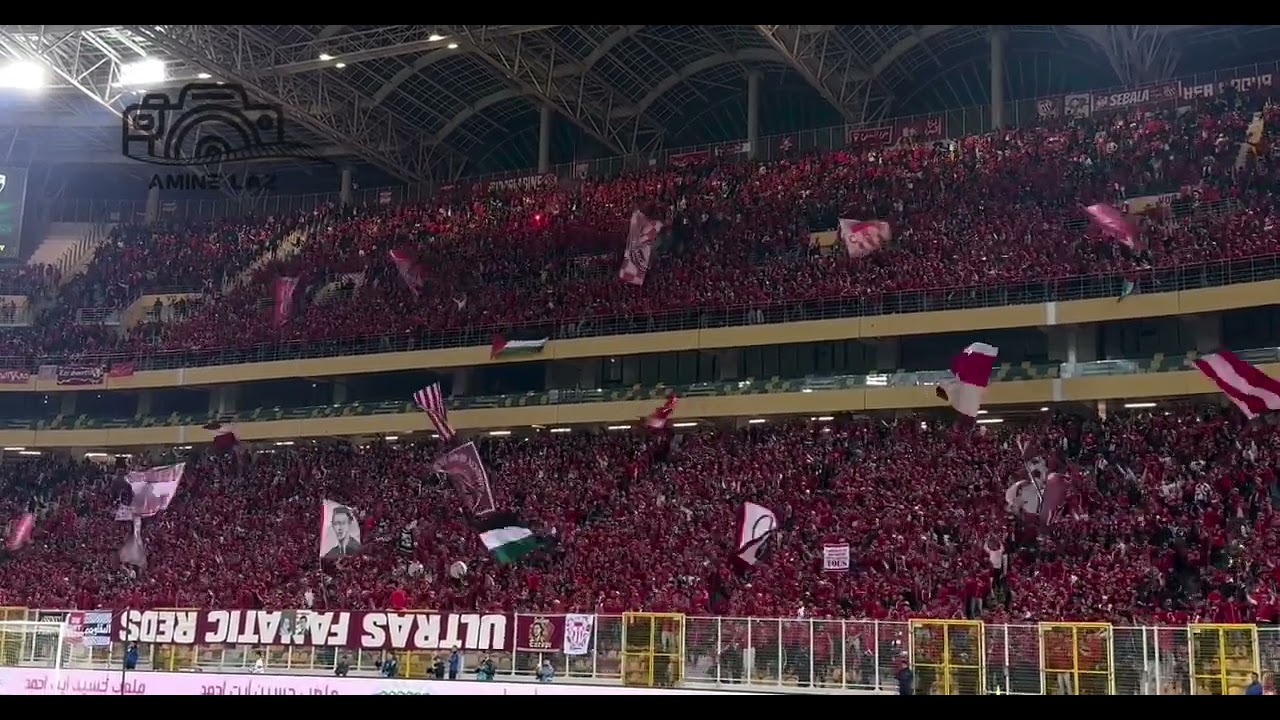 Ambiance Wled El hamra ❤️🤍 Ultras Fanatic Reds [ LIVE VIDÉO - CRB 1-0 MCA ]