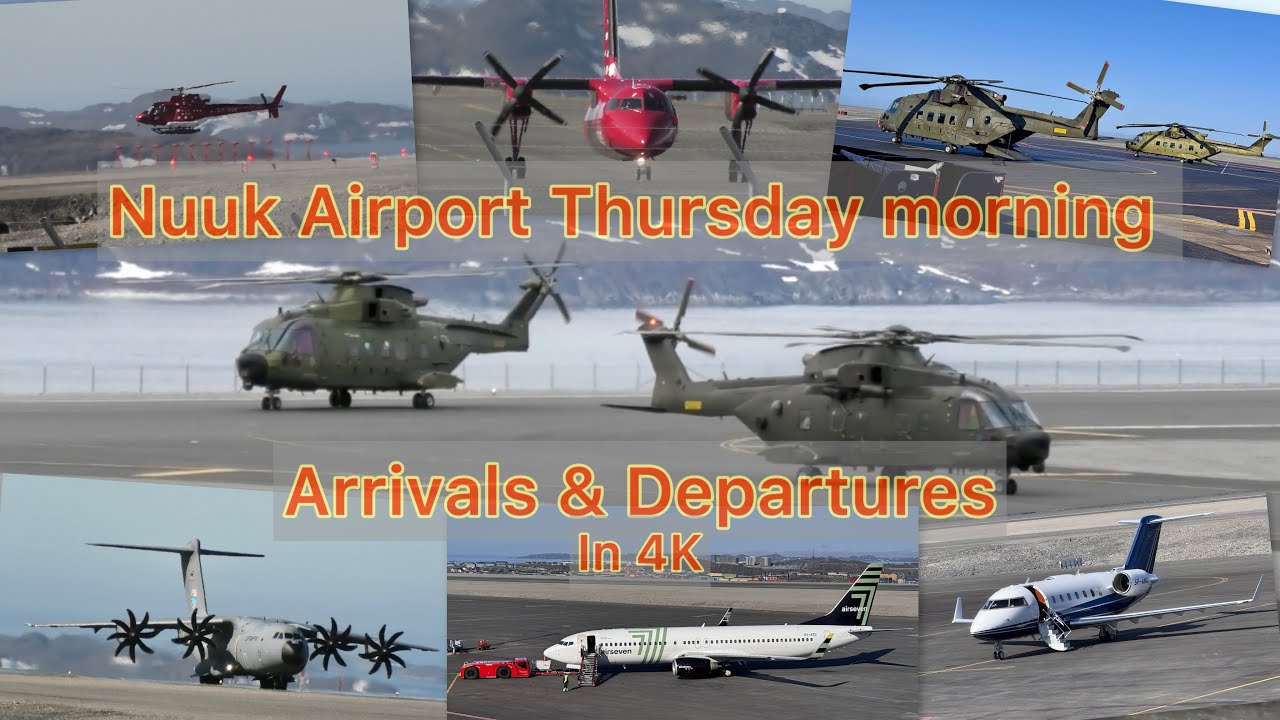 Nuuk Airport Arrivals & Departures Thursday 19/06-2025