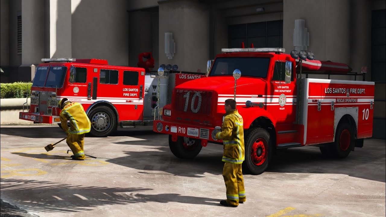 PolicingMP Fire and EMS main vehicles showcase [FiveM]