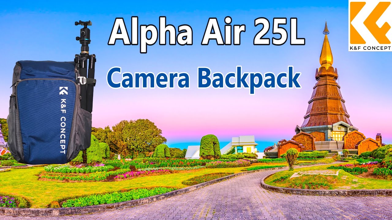 K&F CONCEPT Alpha Air 25L — отличный рюкзак для фотоаппарата
