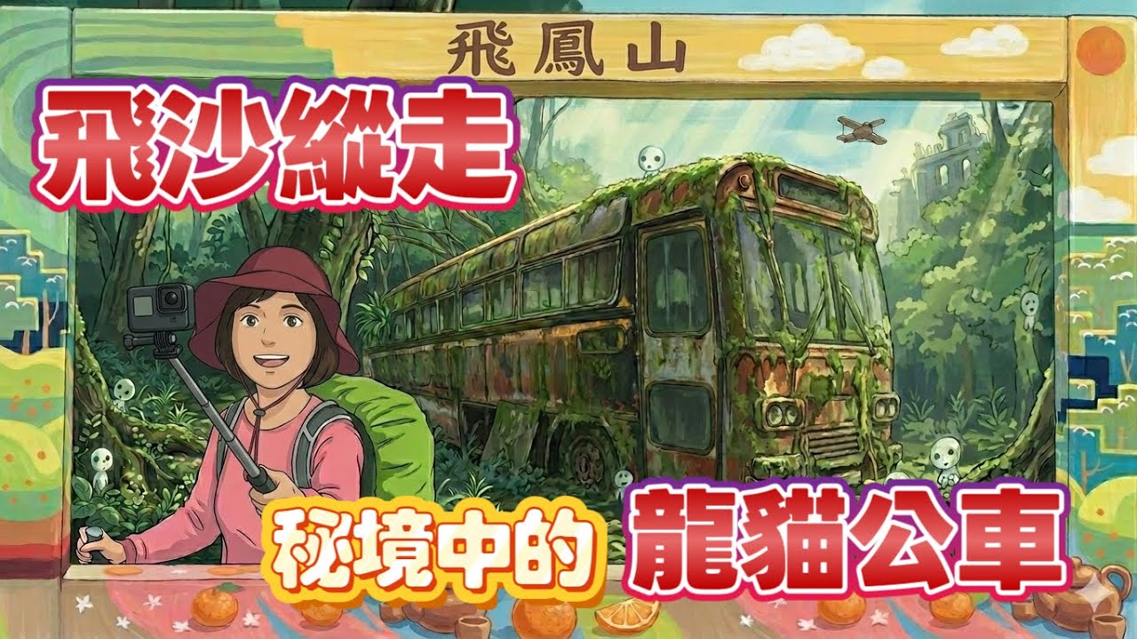 飛沙縱走：飛鳳山（小百岳）～沙坑山｜龍貓公車｜廢棄公車|新竹芎林鄉
